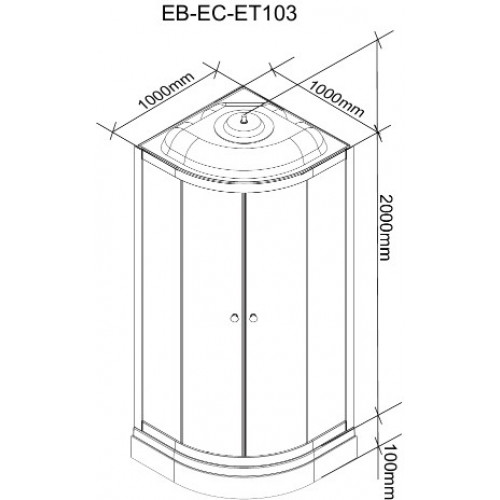Parly Душевая кабина Effect EF1031