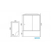 Royal Bath Душевая кабина RB 8100BP3-WT-R