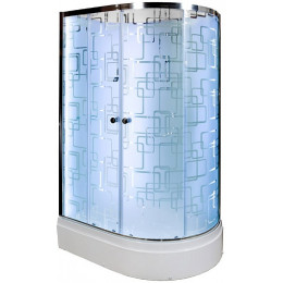 DTO Душевая кабина EM2712LN LED без крыши