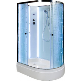 DTO Душевая кабина EM2712LN LED без крыши