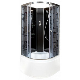 DTO Душевая кабина BМ4510 N (без крыши) BLACK