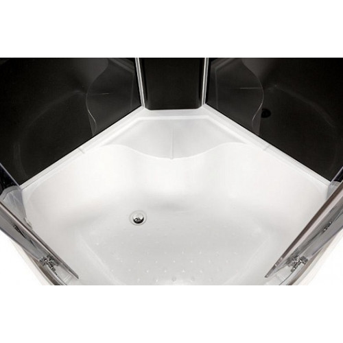 DTO Душевая кабина BМ4590 BLACK с электрикой и гидромассажем