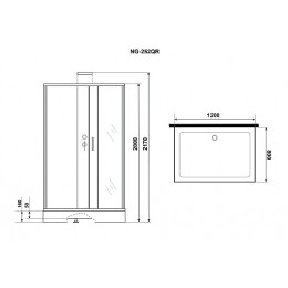 Grossman Душевая кабина 120x80 GR-252Q