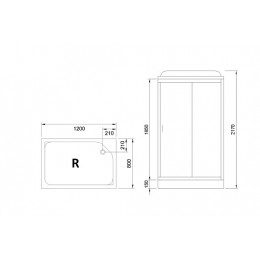 Royal Bath Душевая кабина RB 8120HP6-BT-CH-R