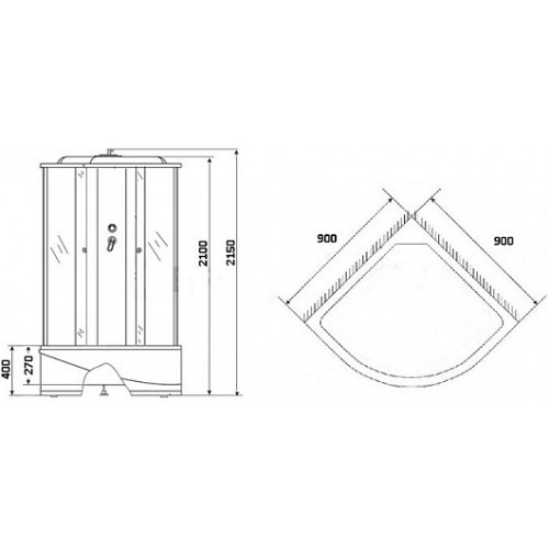 Niagara Душевая кабина Eco NG-7308-14