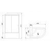 Royal Bath Душевая кабина RB8120BK5-WT-L
