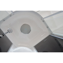 Royal Bath Душевая кабина RB 90HK7-BT (черное/прозрачное стекло)