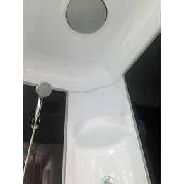 Royal Bath Душевая кабина RB 90HK7-BT (черное/прозрачное стекло)