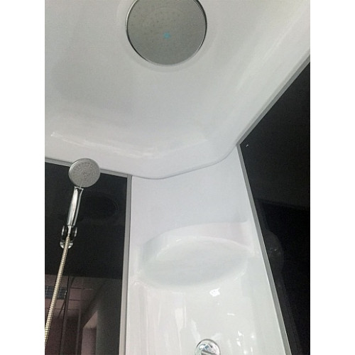 Royal Bath Душевая кабина RB 90HK7-BT (черное/прозрачное стекло)