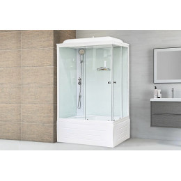 Royal Bath Душевая кабина 100/80 BP RB8100BP5-WT-L с высоким поддоном