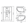 Erlit Душевая кабина ER 4512PR-C3-RUS