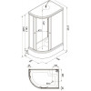 Triton Душевая кабина Риф В 120x80 R