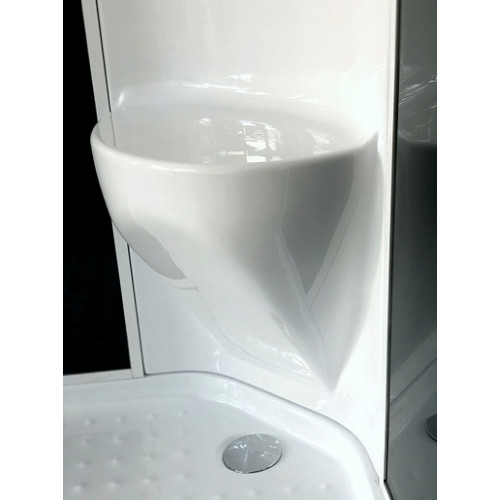 Royal Bath Душевая кабина RB 8120HP7-BT-L (черное/прозрачное стекло)