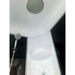 Royal Bath Душевая кабина RB 8120HP7-BT-L (черное/прозрачное стекло)