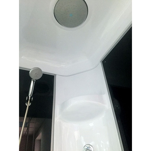 Royal Bath Душевая кабина RB 8120HP7-BT-L (черное/прозрачное стекло)