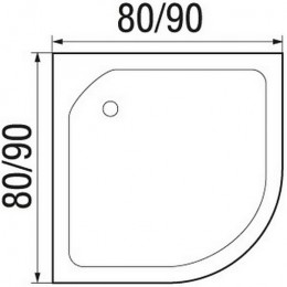 River Душевая кабина NARA Light 90/15 МТ Б/К