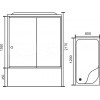 Royal Bath Душевая кабина 120/80 RB 8120BP1-T R с высоким поддоном