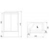 Royal Bath Душевая кабина 120/80 BP RB8120BP5-BT-L с высоким поддоном