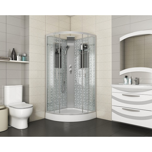 Niagara Душевая кабина 90x90 NG-7715WBK