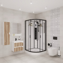 Niagara Душевая кабина NG-6902-01G BLACK