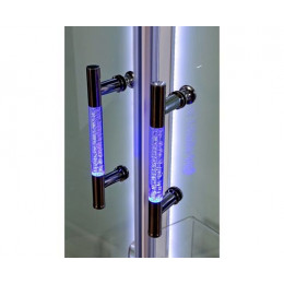DTO Душевая кабина А102 L LED и гидромассажем