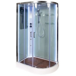 DTO Душевая кабина А102 L LED и гидромассажем