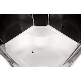 DTO Душевая кабина BМ4510 BLACK с гидромассажем