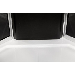 DTO Душевая кабина BМ4510 BLACK с гидромассажем
