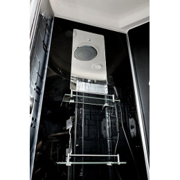 DTO Душевая кабина BМ4510 BLACK с гидромассажем