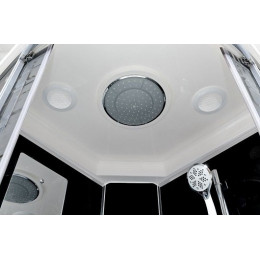 DTO Душевая кабина BМ4510 BLACK с гидромассажем