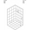 Esbano Душевая кабина 100x100 ESW-100 СR