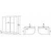 Timo Душевая кабина Standart Т-6602 Silver L