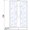 River Душевая кабина Nara 80/26 MT Б/К