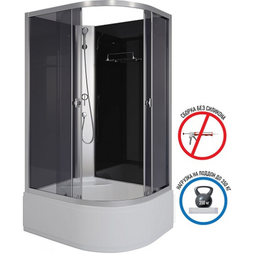 Niagara Душевая кабина Eco E110/80/40L/TN/BK