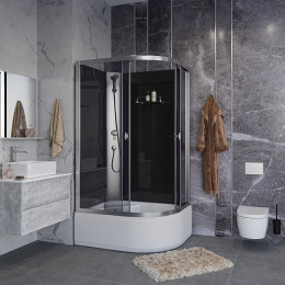 Niagara Душевая кабина Eco E110/80/40L/TN/BK