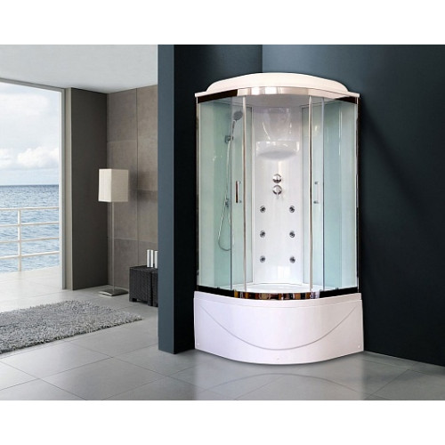 Royal Bath Душевая кабина RB 90BK3-WT-CH