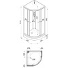 Triton Душевая кабина Ультра А 80x80