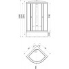 Triton Душевая кабина Ультра В 90x90