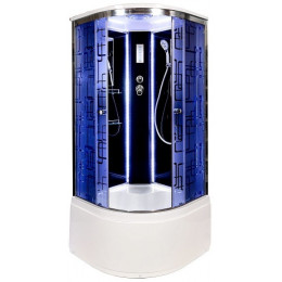 DTO Душевая кабина BМ4510 LED BLACK