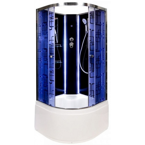 DTO Душевая кабина BМ4590 N с LED-подсветкой