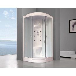 Royal Bath Душевая кабина RB 90HK7-WC (белое/матовое стекло)