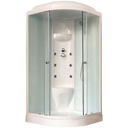 Royal Bath Душевая кабина RB 90HK7-WC (белое/матовое стекло)