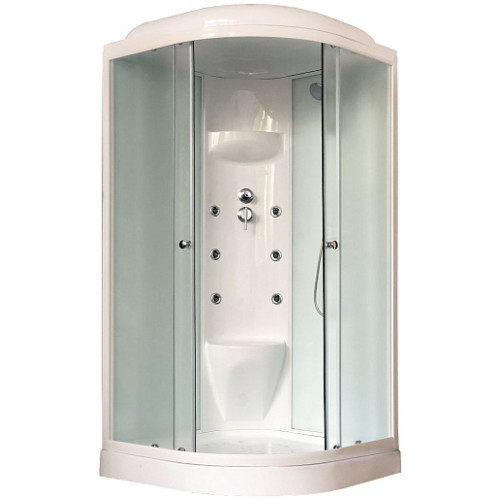 Royal Bath Душевая кабина RB 90HK7-WC (белое/матовое стекло)