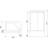 Royal Bath Душевая кабина 120/80 BP RB8120BP1-M-R с высоким поддоном