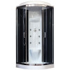 Royal Bath Душевая кабина RB 100HK7-BT-CH (черное/прозрачное стекло)