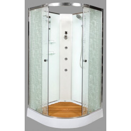 DTO Душевая кабина ЕМ1510 N (без крыши) с гидромассажем