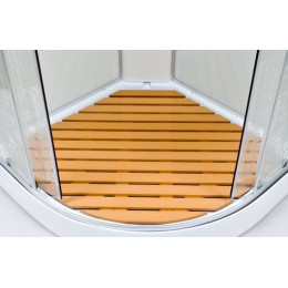 DTO Душевая кабина ЕМ1580 N (без крыши) LED