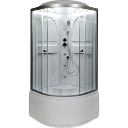 DTO Душевая кабина L690 LED с гидромассажем