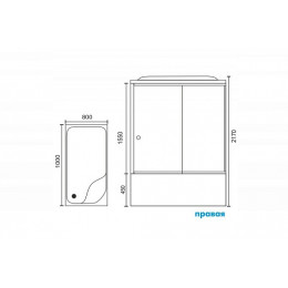 Royal Bath Душевая кабина RB 8100BP6-BT-R