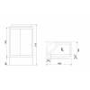 Royal Bath Душевая кабина RB 8120BP5-WT-L